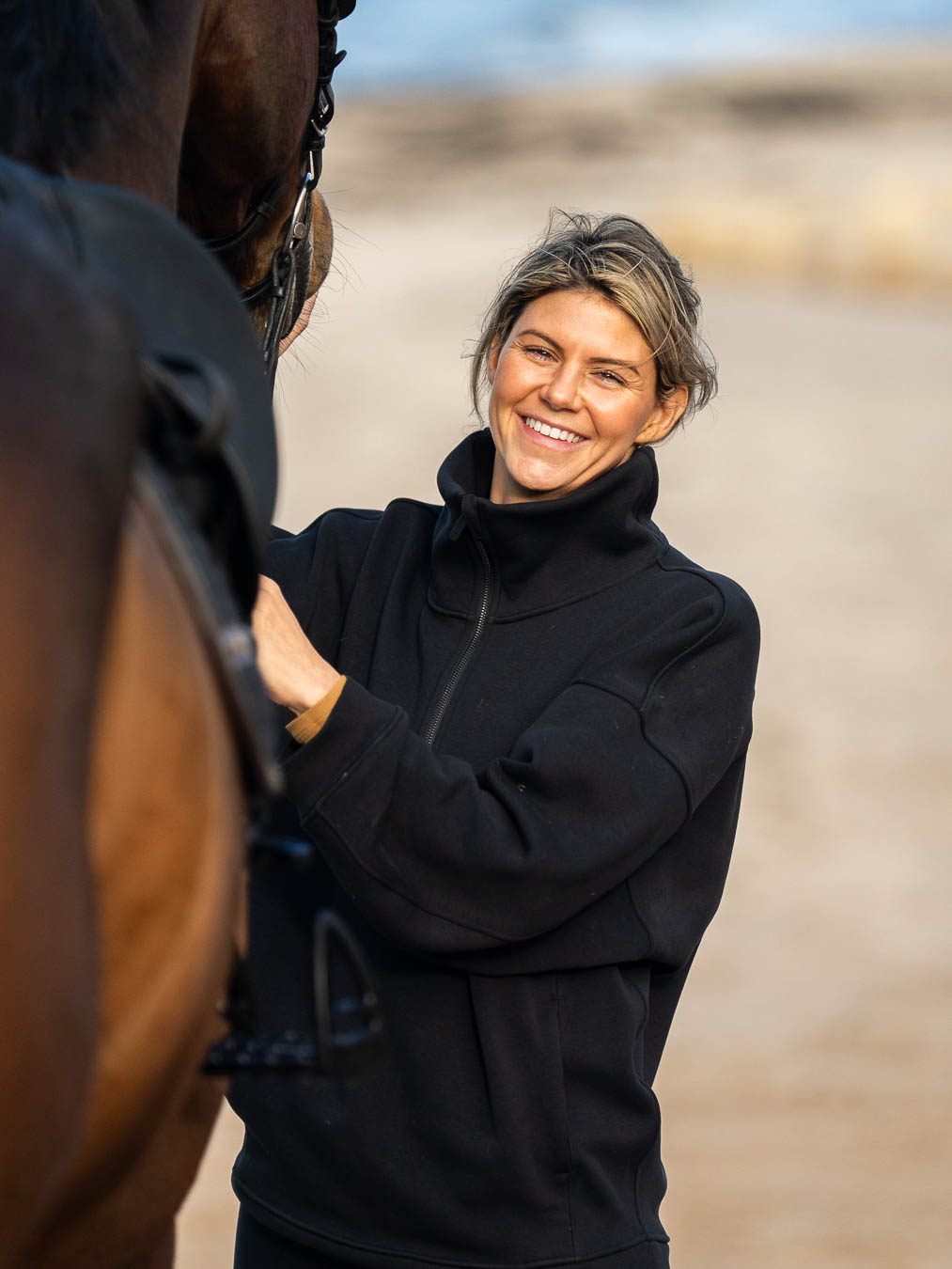 Jennifer, the social. Living in Jupiter, Florida, setting up events and try-outs in the epicenter of the equestrian world.